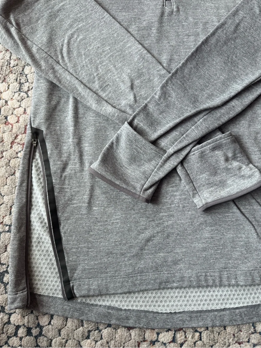 Nike Running Men's Light Gray Therma Sphere Element 1/2 Zip Top (M)